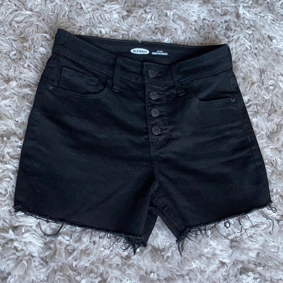 Old Navy High Rise Secret-Slim Pockets Shorts - Picture 2 of 3